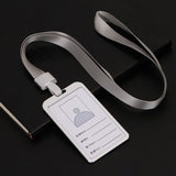 1pcs High quality Aluminium Alloy Card Holder Employee Name ID Card Cover Metal Work Certificate Identity Badge ID Business Case