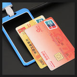 1pcs High quality Aluminium Alloy Card Holder Employee Name ID Card Cover Metal Work Certificate Identity Badge ID Business Case