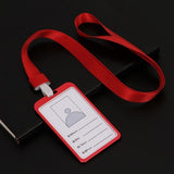 1pcs High quality Aluminium Alloy Card Holder Employee Name ID Card Cover Metal Work Certificate Identity Badge ID Business Case