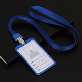 1pcs High quality Aluminium Alloy Card Holder Employee Name ID Card Cover Metal Work Certificate Identity Badge ID Business Case