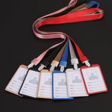 1pcs High quality Aluminium Alloy Card Holder Employee Name ID Card Cover Metal Work Certificate Identity Badge ID Business Case