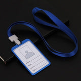 1pcs High quality Aluminium Alloy Card Holder Employee Name ID Card Cover Metal Work Certificate Identity Badge ID Business Case